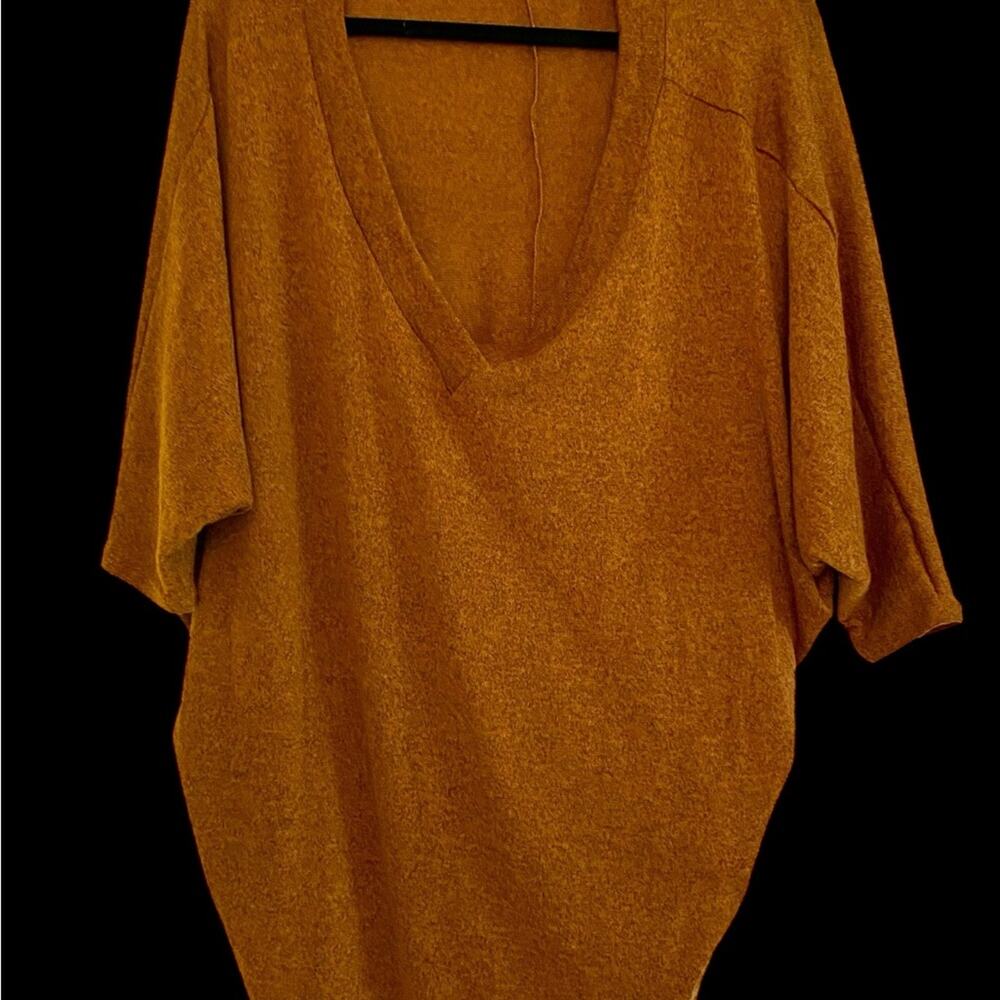 Annabelle Autumn Signature V-Neck Knit Tunic by Whimsy Rose. Size small.